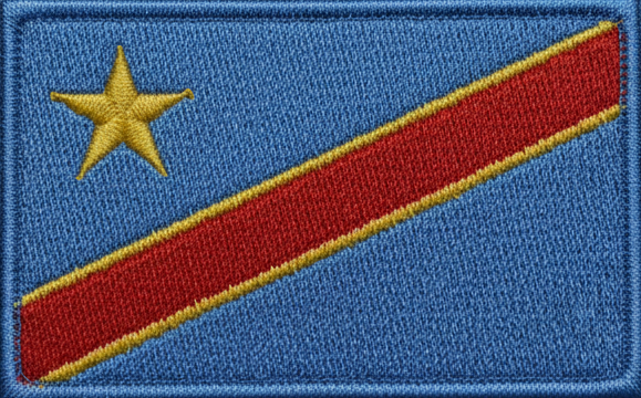 Bandeira da Républica Democrática do Congo