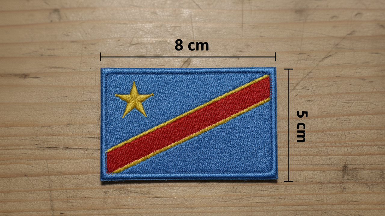 Bandeira da Républica Democrática do Congo